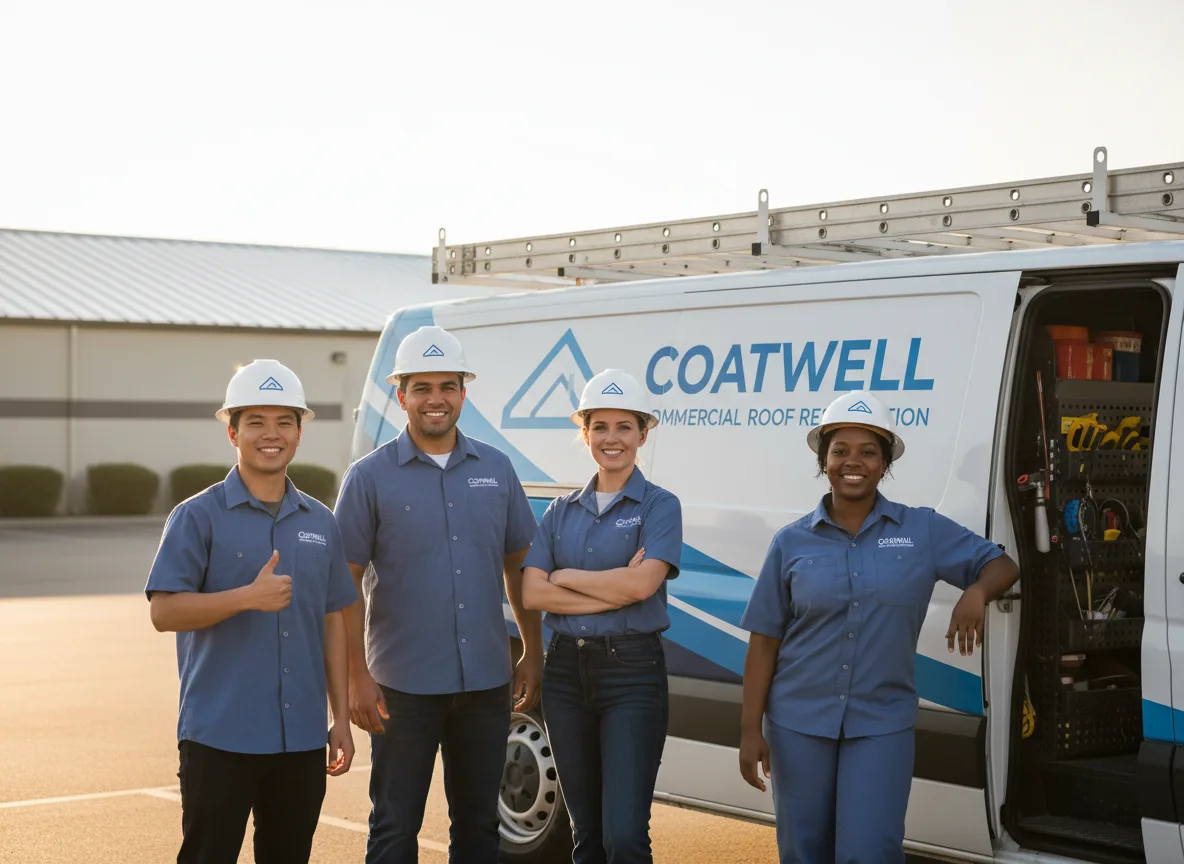 Commercial roof coating company in Guffey, CO